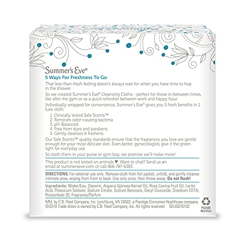 Summer's Eve Cleansing Wipes, Sunset Oasis, 16 count Summer's EveAu supplements