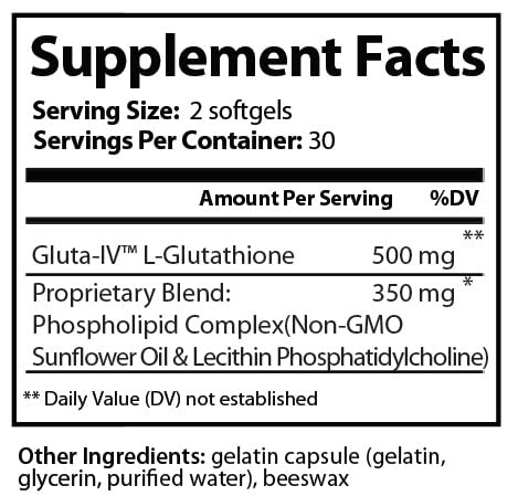 Research Labs Liposomal Glutathione Supplement w/Gluta-IV™, 100x Enhanced Absorption Research LabsAu supplements