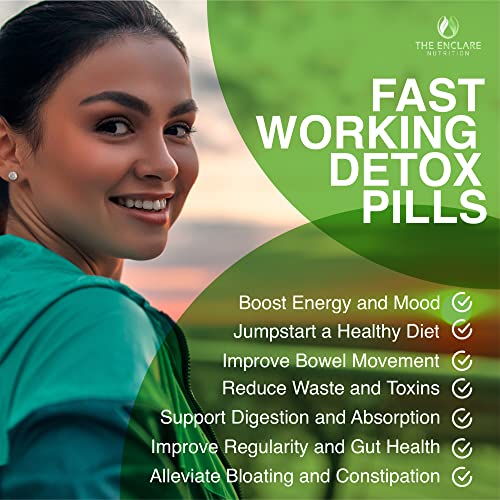 Colon Cleanser Detox. Premium 15 Day Fast-Acting Detox Cleanse Diet Pills, Probiotic THE ENCLARE NUTRITIONAu supplements