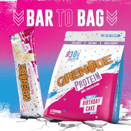 Grenade Protein Powder, Whey Protein Blend with 30g Protein per Serving, High Protein, Low Sugar GrenadeAu supplements