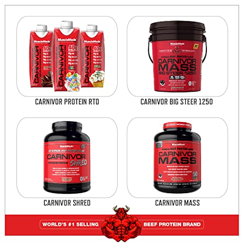 MuscleMeds Carnivor Beef Protein Isolate Powder, Chocolate Peanut Butter, 4.14 Pound MuscleMedsUS supplements