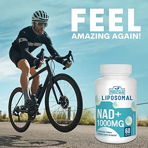 Liposomal NAD+ Supplement 1000 mg | Highest NAD Pontecy | Max Absorption | Pure NAD MaripolioAu supplements