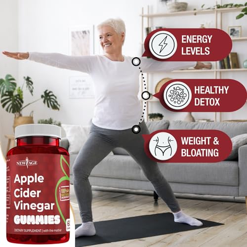 NEW AGE Apple Cider Vinegar Gummies 2-Pack - 120 Count - Immunity & Detox NEW AGEAu supplements