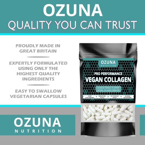 Pro Performance Vegan Collagen Complex – Vegetarian Collagen Capsules, Plant Based Collagen OZUNA NUTRITIONAu supplements