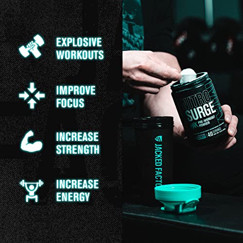 Jacked Factory Nitrosurge Max Nootropic Pre Workout Powder - Premium Pre Workout Jacked FactoryAu supplements