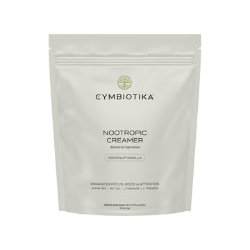 CYMBIOTIKA Nootropic Creamer – MCT Oil, Alpha GPC, L-Theanine – Keto, Vegan, Sugar-Free Coffee Creamer for Focus, Energy & Mental Clarity – Coconut Vanilla Flavor, 30 Servings CYMBIOTIKAAu supplements