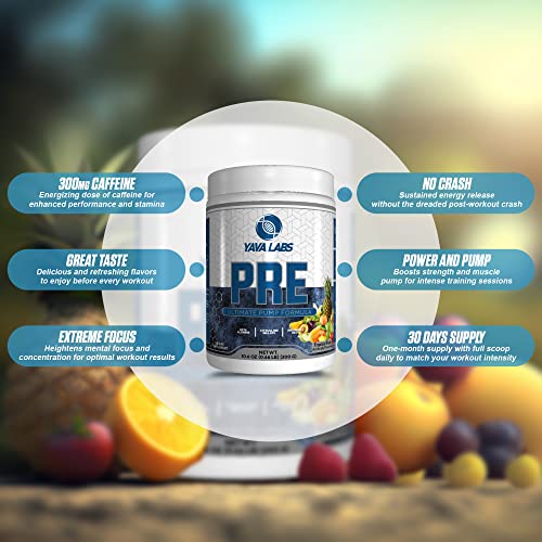 Yava Labs PRE Workout Ultimate Pump Formula (Energy Drink) Yava LabsAu supplements