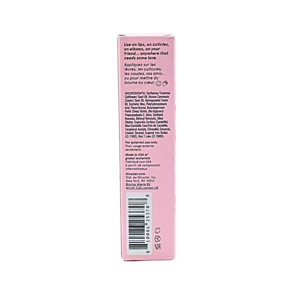 Glossier Balm Dotcom Lip Balm and Skin Salve - Rose - Sheer Pink Tint GlossierAu supplements