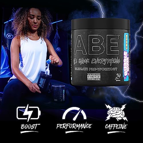 ABE All Black Everything Pre Workout Energy, Increase Physical Performance with Citrulline Applied NutritionUS supplements
