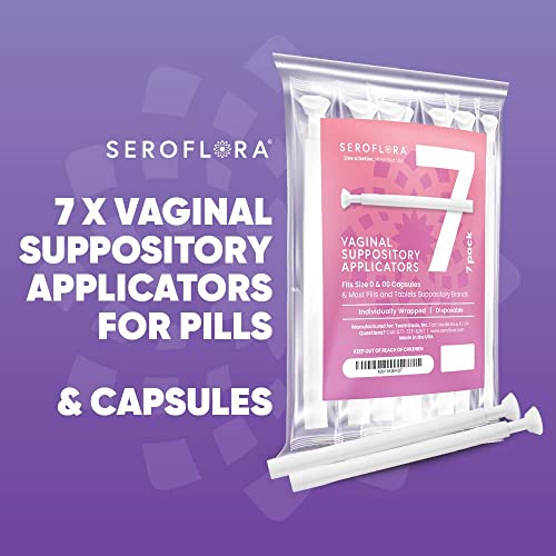 SEROVERA Seroflora Boric Acid Suppositories Applicators for Women, Individually Wrapped Pack of 7 SEROVERAAu supplements