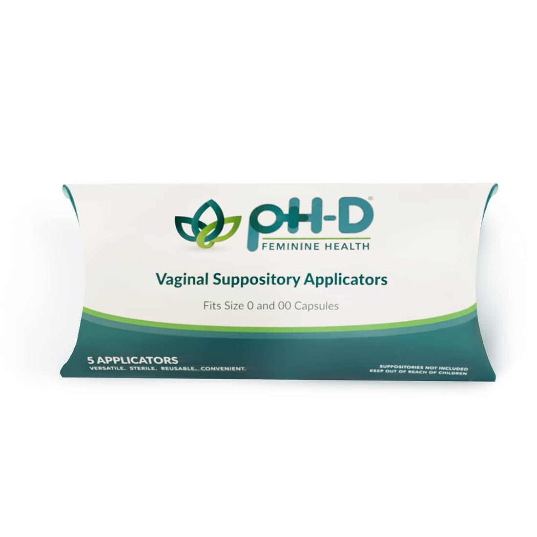 pH-D Feminine Health - Vaginal Suppository Applicators, Ideal for Boric Acid Suppositories, Reusable, Fits Most Vaginal Suppositories, Made in The USA - 5 Count… pH-D Feminine Health SupportUS supplements