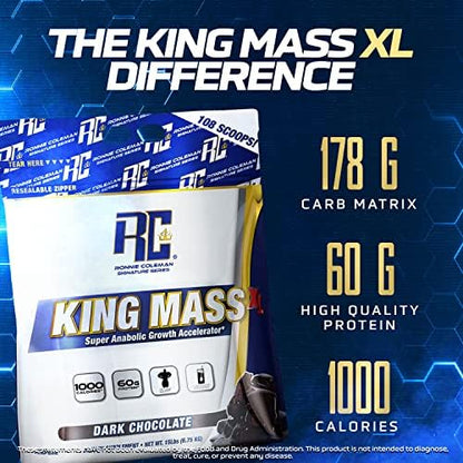 Ronnie Coleman Signature Series King Mass XL Protein Powder, Weight and Muscle Gainer Ronnie Coleman Signature SeriesUS supplements