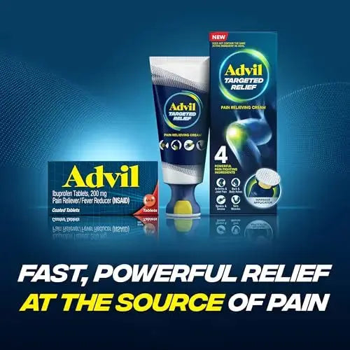 Advil Pain Reliever and Fever Reducer, Pain Relief Medicine with Ibuprofen 200mg for Headache, Backache, Menstrual Pain and Joint Pain Relief - 300+24 Coated Tablets AdvilAu supplements