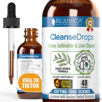 Cleanse Drops - Advanced Kidney & Gallbladder Cleanse Support Rejuvica HealthUS supplements