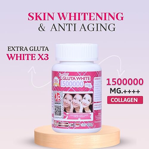 Supreme Gluta White 1500000mg for Skin Lightening, Skin Moisturizer, Collagen Stimulator Healthy Supreme Gluta WhiteAu supplements