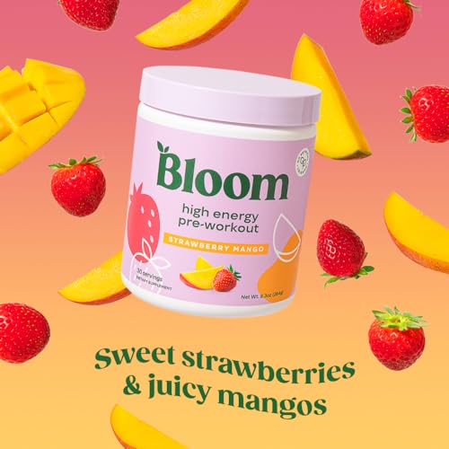 Bloom Nutrition High Energy Pre Workout Powder, Amino Energy with Beta Alanine Bloom NutritionUS supplements