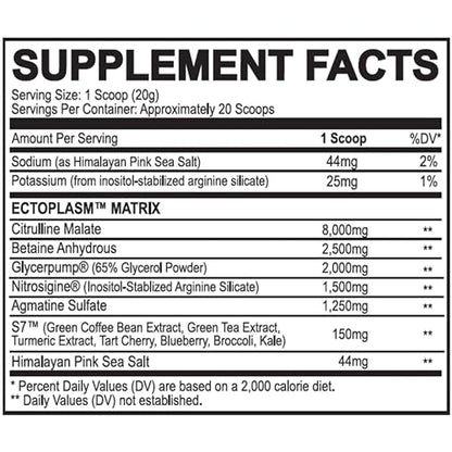 Black Magic Supply Ecto Plasm - Sherbet Pop - Non-Stimulant Pump Igniter - Supernatural Black Magic SupplyUS supplements