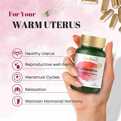 GinSen MyUterus Care for Women’s Warm Uterus, Pregnancy & Menstrual Wellness GinSenUS supplements