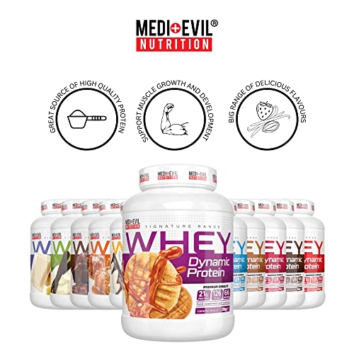 Medi-Evil Nutrition Whey Dynamic Protein, Cookies and Cream Flavour, 2kg, 66 Servings Medi-Evil NutritionAu supplements