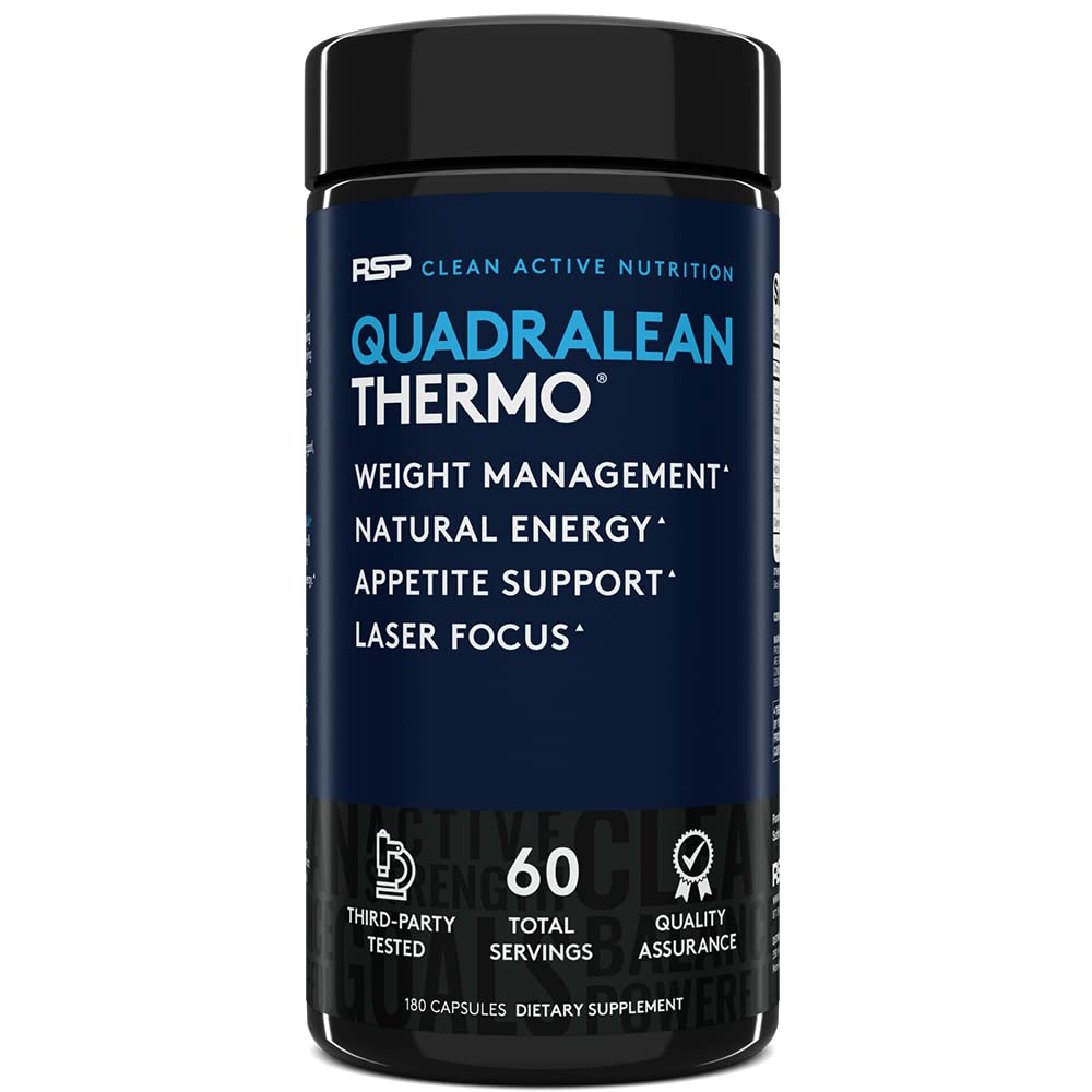 RSP Nutrition QuadraLean Thermogenic Fat Burner for Men & Women, Weight Loss Supplement RSP NUTRITIONAu supplements