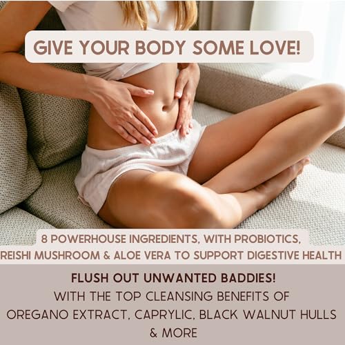 SACRALMOON Candida Cleanse - 8 Cleansing Ingredients for Digestive Support and Feminine Care SACRALMOONAu supplements