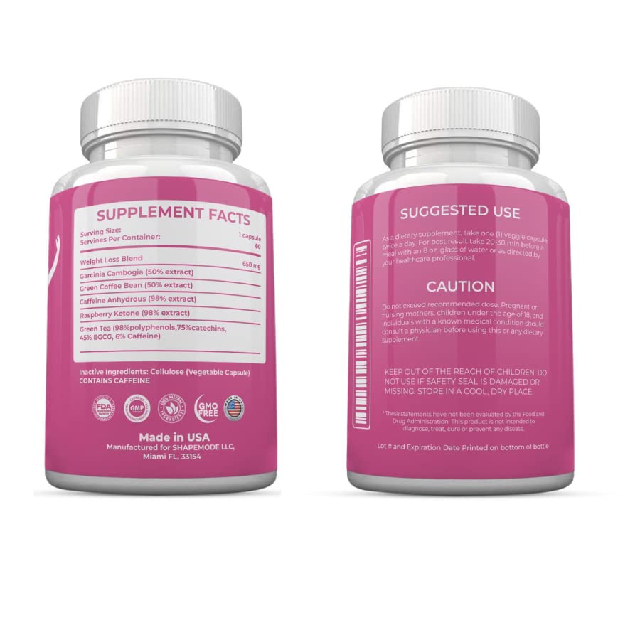 Shapemode Pills for Women 60 Capsules Heath SecretUS supplements