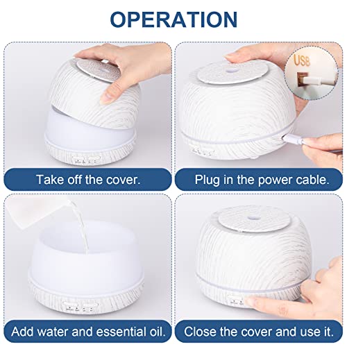 SEEDSEEL 300ML Essential Oil Diffuser, Remote Control Cool Mist Air Aromatherapy Diffuser SEEDSEELAu supplements