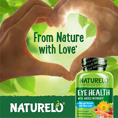 NATURELO Eye Vitamins - AREDS 2 Formula Nutrients with Lutein, Zeaxan NATURELOUS supplements