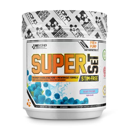 Beyond Yourself SuperSET Stim-Free | Insane Caffeine Stimulant Free Pre-Workout Formula Beyond YourselfUS supplements