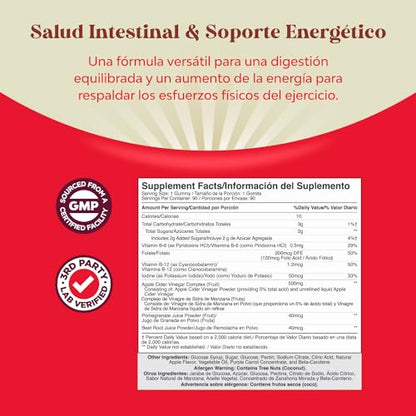 Gomitas ACV de Vinagre de Sidra de Manzana – Suplemento de Energético Natural con la Natures CraftUS supplements