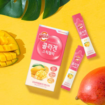 KWANGDONG Vita500 Mango Collagen Peptides Stick Jelly, with Vitamin C, to Support Skin KWANGDONGUS supplements