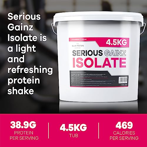 The Bulk Protein Company, Serious Gainz Isolate – 4.5kg – Whey Protein Powder The Bulk Protein CompanyAu supplements