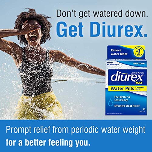 Diurex Max - Maximum Strength Caffeine-Free Diuretic Water Pills - Feel DiurexUS supplements