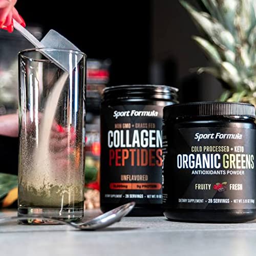 Sport Formula 99 Organic Greens Superfood Powder, Cold Pressed Vegan and Keto Powder, Non-GMO, Low Calorie Daily Green Juice Powder Sport Formula 99Au supplements
