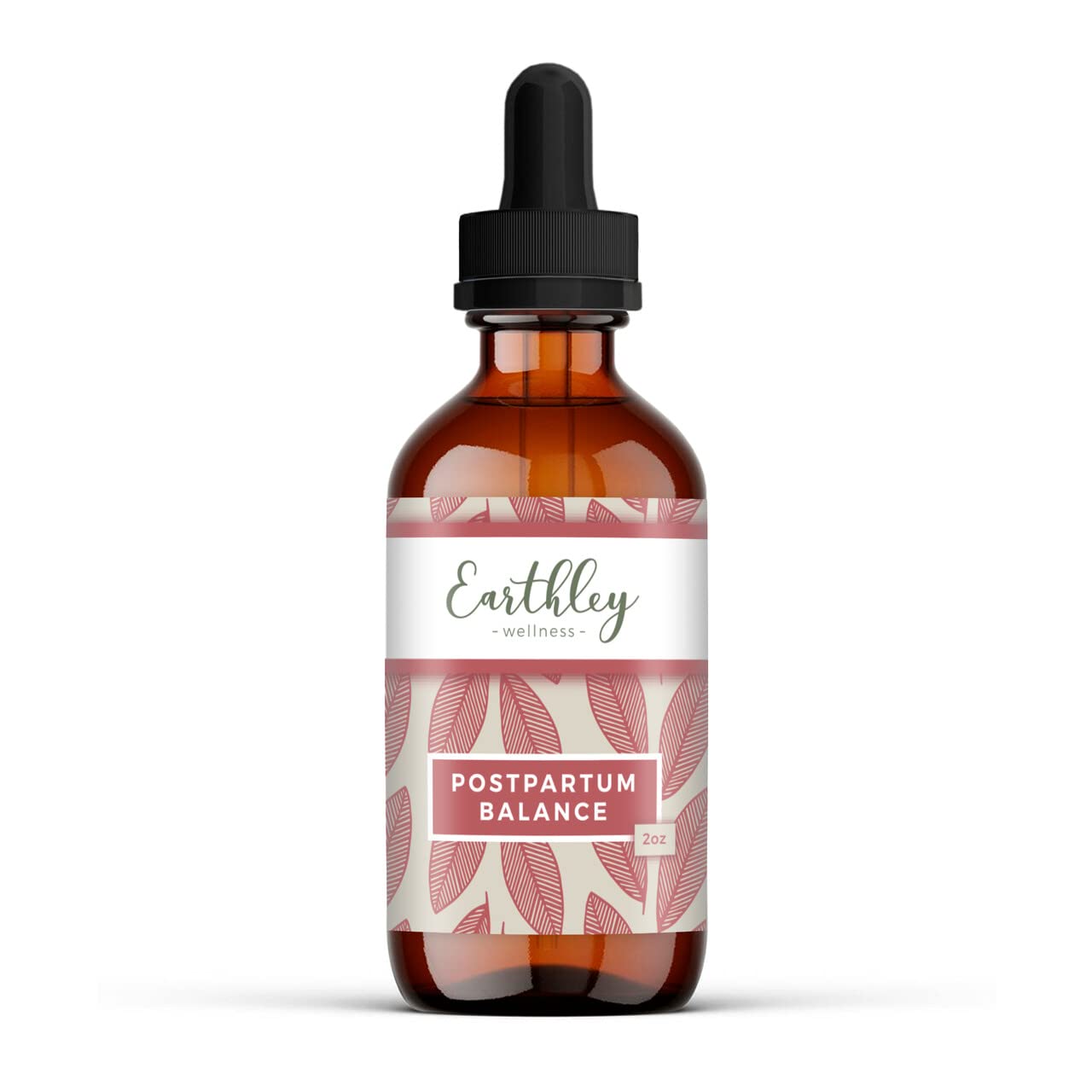 Earthley Wellness Postpartum Balance, Supports and Balances Female Hormones, Supports Postpartum Recovery, Smooths Out Mood Swings, Essential Herbs Like Dandelion Root, Catnip, & Alfalfa (2oz) Earthley WellnessAu supplements