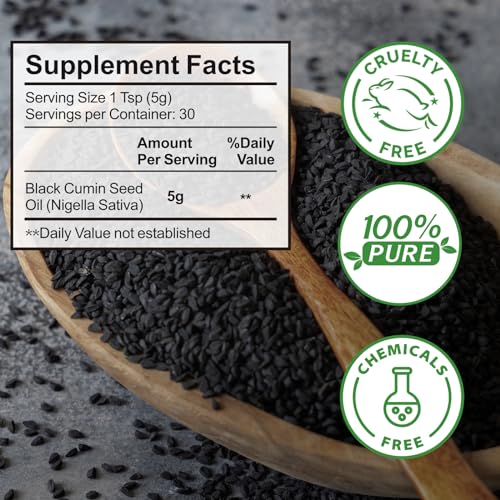 2 Pack Black Seed Oil, Organic Cold Pressed Unrefined Black Seed Oil, Pure Natural Black BDBFZCFPAu supplements
