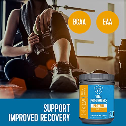 Vital Performance Protein Powder, 25g Lactose-Free Milk Protein Isolate Casein & Whey Vital ProteinsUS supplements