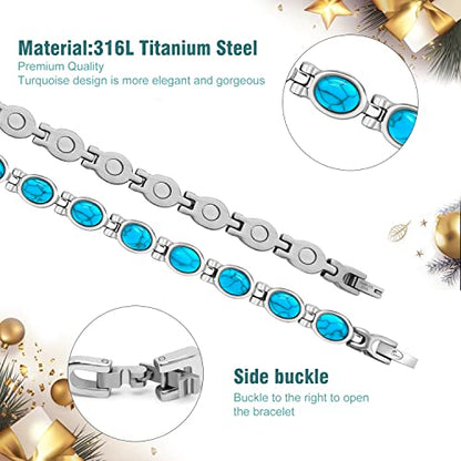 JEROOT Magnetic Bracelets for Women, Magnetic Bracelets with 3500 Gauss Exquisite JEROOTUS supplements