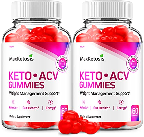 (2 Pack) Max Ketosis Keto ACV Gummies Max Ketosis Advanced Formula Apple Cider Vinegar RillvoAu supplements