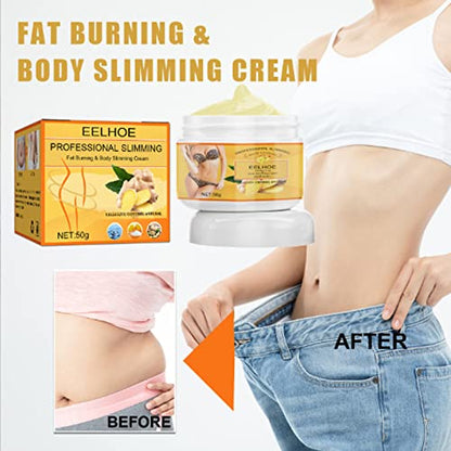 Ginger Fat Burning Cream Anti-cellulite Full Body Slimming Weight Loss Massaging Cream GrospeUS supplements