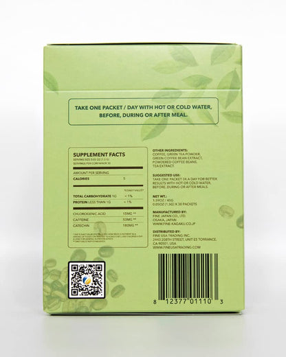 Fine USA Green Tea & Coffee | Clean Energy & Focus | Boost Metabolism | Catechins FINE USAUS supplements
