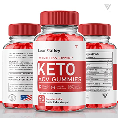 (2 Pack) Lean Valley Keto ACV Gummies Advanced Weight Loss Formula - Lean Valley FyvusAu supplements