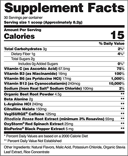 Snap Supplements Pre-Workout Beets + Nitric Oxide Booster (2 Products) Snap SupplementsAu supplements