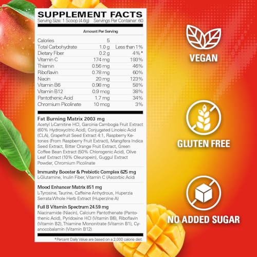 EHP Labs OxyShred Thermogenic Pre Workout Powder & Shredding Supplement - Clinically EHP LabsAu supplements
