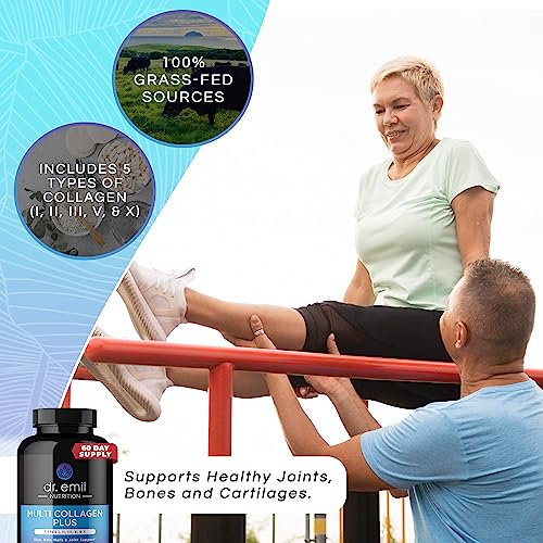 DR EMIL NUTRITION Multi Collagen Pills - 180 Capsules - Collagen Supplements to Support DR EMIL NUTRITIONAu supplements