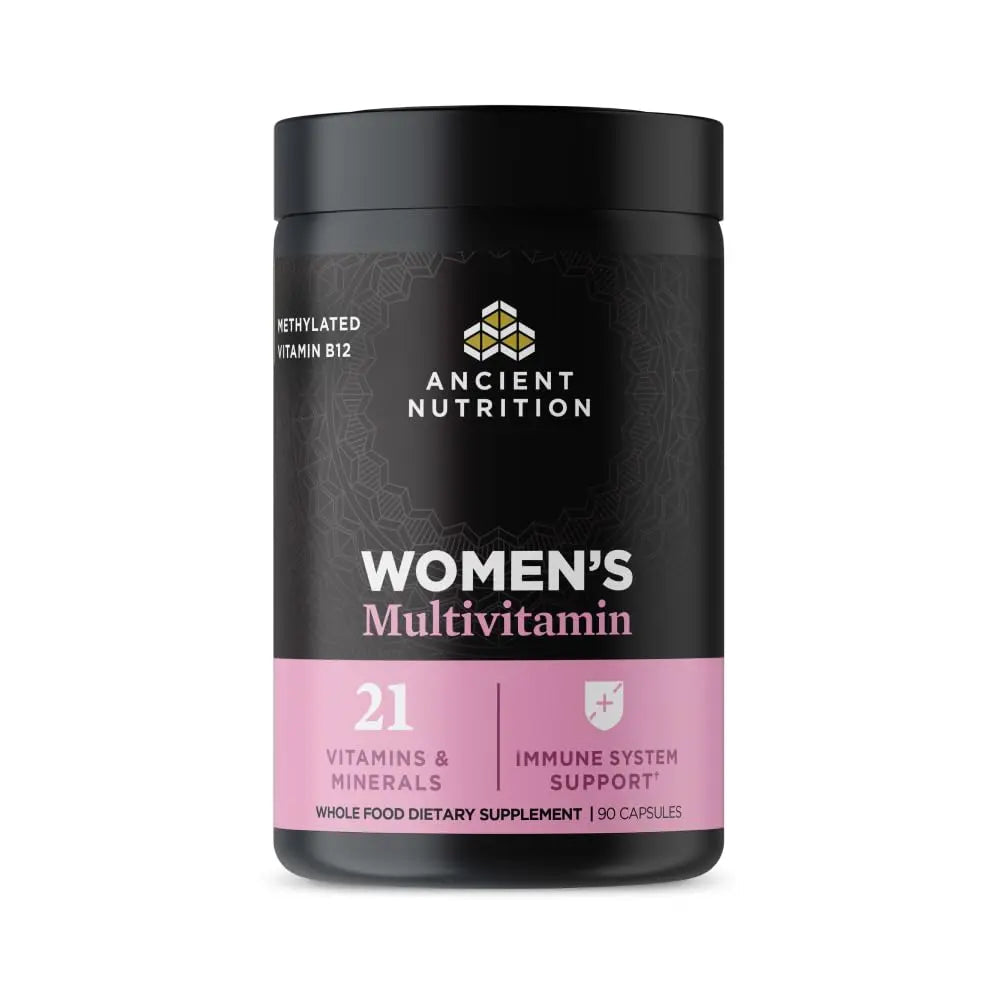 Ancient Nutrition Multivitamin for Women, Multi Women's, Methylated Vitamin D, C, B12, Zinc, Magnesium Ancient NutritionAu supplements