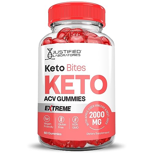 Keto Bites Keto ACV Gummies Extreme Formula 2000MG Vegan Non GMO with Pomegranate Justified LaboratoriesAu supplements