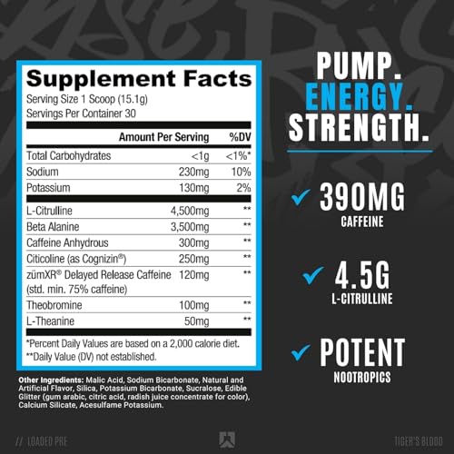 RYSE Up Supplements Loaded Pre Workout Powder Supplement for Men & Women RYSE Up SupplementsUS supplements