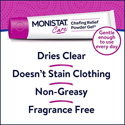 Monistat Chafing Relief Powder Gel, Anti-Chafe Protection, Fragrance Free Chafing Gel, 1.5 Oz, 1 Pack MonistatAu supplements
